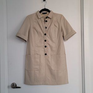 ZARA Faux Leather Dress